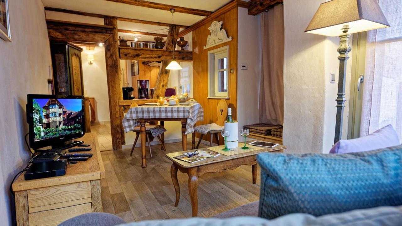 Ferienwohnung Remparts De Riquewihr - Le Petit Loup Exterior foto